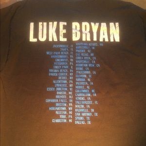 Luke Bryan Tour Shirt Large